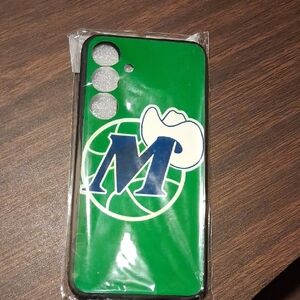 Green Cell Phone Case with Logo Nba Team Galaxy S24 Plus